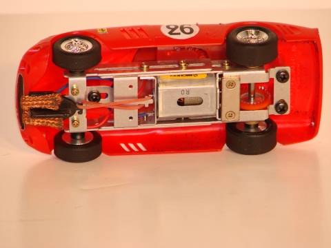 BOTTOM OF THE 1/32ND SCALE FERRARI 250 LM