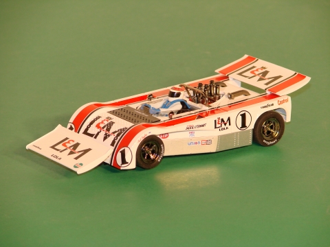 1/32ND SCALE LOLA T-260, RIVERSIDE 1971. JACKIE STEWART