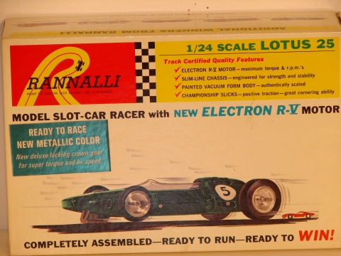 BOX TOP FOR THE 1/24 LOTUS 25