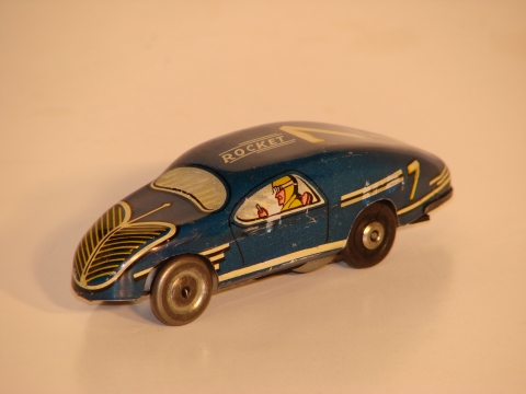 1/43 TINPLATE ROCKET RAILCAR MADE IN 1937,RARE