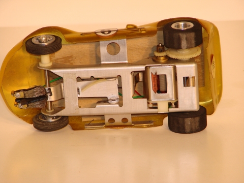 BOTTOM OF THE 1/24TH SCALE VACUUM BODY CHAPARRAL 2C