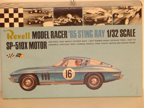 BOX TOP FOR THE 1/32ND SCALE 1965 CORVETTE STINGRAY. MIB