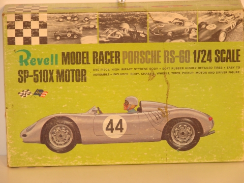 BOX TOP OF THE 1/24TH SCALE PORSCHE RS-60. MIB