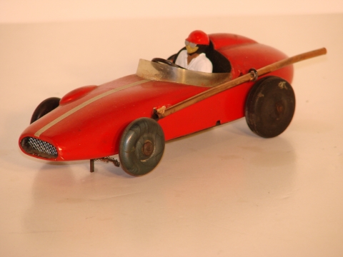 1/24TH SCALE WOOD BODY FERRARI, BELT DRIVE
