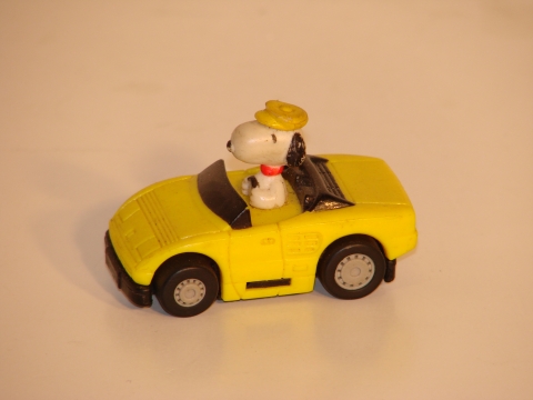 SNOOPY SLOT CAR