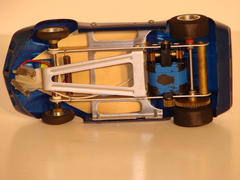 UNDERSIDE OF THE 1/24TH SCALE BLUE MONSTER