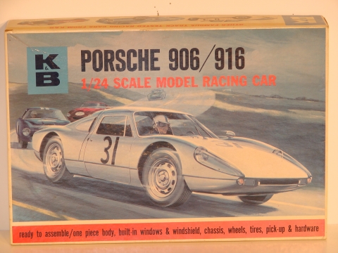 BOX TOP OF THE 1/24TH SCALE PORSCHE 906/916