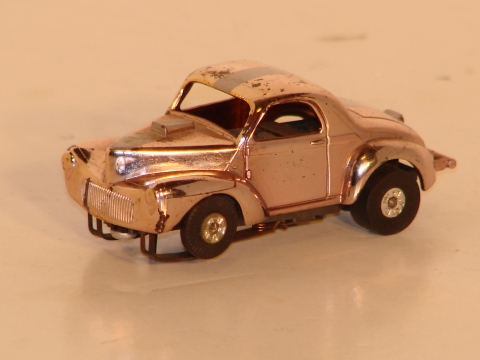 HO SCALE CHROME PLATED HOTROD