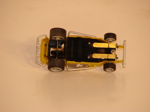 BOTTOM OF THE HO SCALE CHASSIS