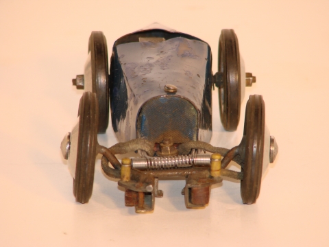 FRONT VIEW OF THE 1932 BUGATTI RAILCAR