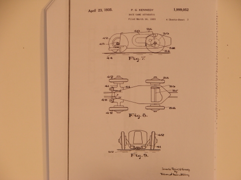 PATENT INFO ON THE 6 BUGATTIS USED IN THE SET